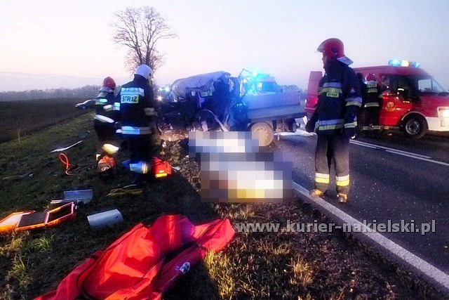 Dwie osoby poniosły śmierć w wypadku pod Strzelewem