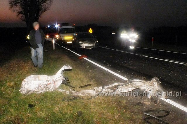 Dwie osoby poniosły śmierć w wypadku pod Strzelewem