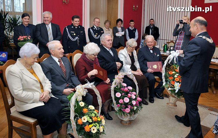 Trzy pary świętowały 55. rocznicę pożycia małżeńskiego