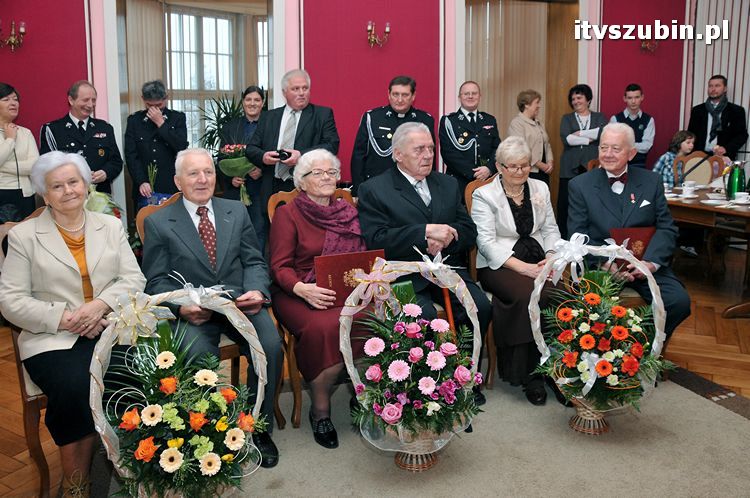 Trzy pary świętowały 55. rocznicę pożycia małżeńskiego