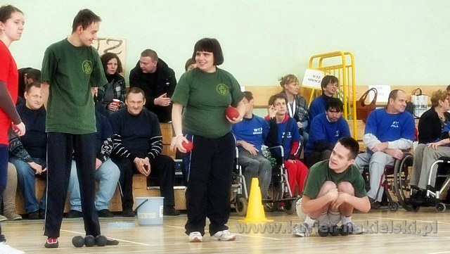 Międzywarsztatowe Wojewódzkie Zawody Osób Niepełnosprawnych w Bocci