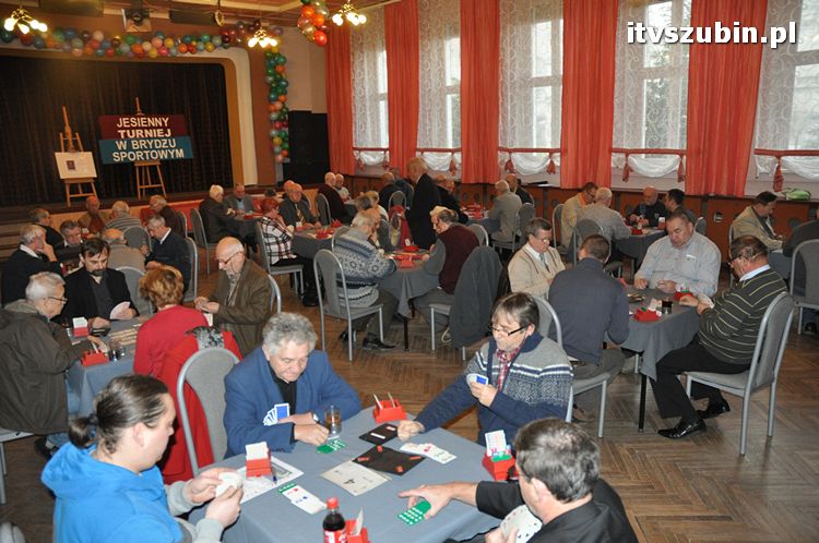 Jesienny Turniej Par w brydżu sportowym w SDK