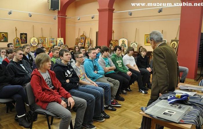 Spotkanie z więźniem obozu koncentracyjnego w Oświęcimiu Jacekiem Zieliniewiczem