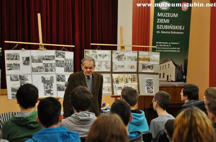 Spotkanie z więźniem obozu koncentracyjnego w Oświęcimiu Jacekiem Zieliniewiczem