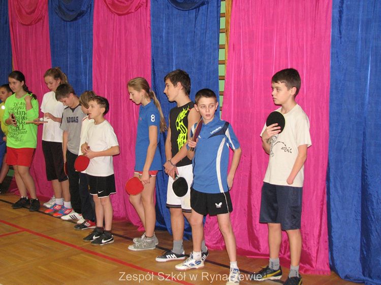 Mikołajkowy Turniej w Tenisie Stołowym w Rynarzewie