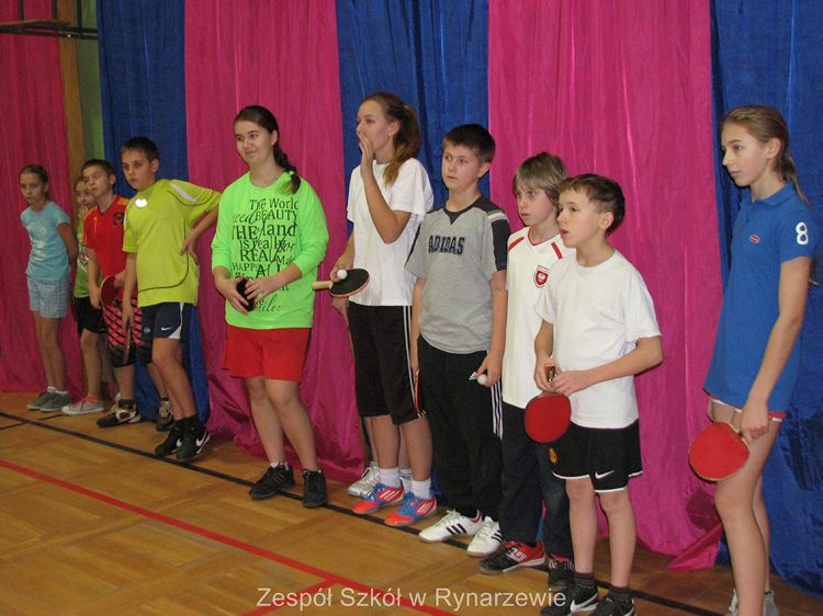 Mikołajkowy Turniej w Tenisie Stołowym w Rynarzewie