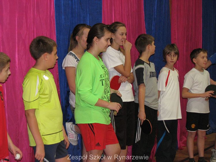 Mikołajkowy Turniej w Tenisie Stołowym w Rynarzewie