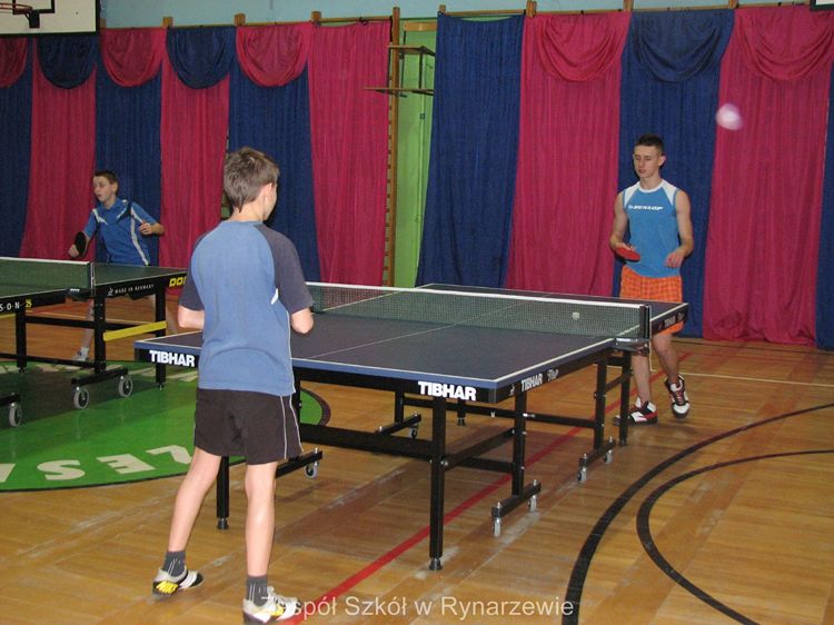 Mikołajkowy Turniej w Tenisie Stołowym w Rynarzewie