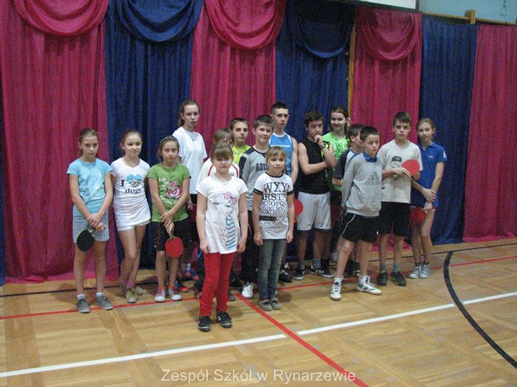 Mikołajkowy Turniej w Tenisie Stołowym w Rynarzewie