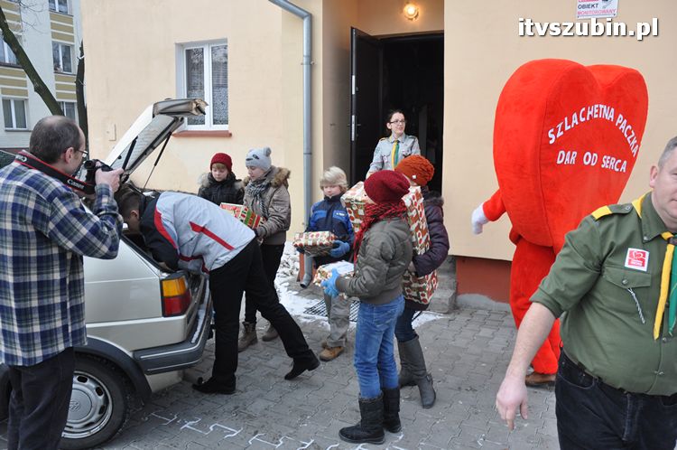 14 rodzin z terenu gminy Szubin otrzymało paczki od darczyńców podczas finału Szlachetnej Paczki