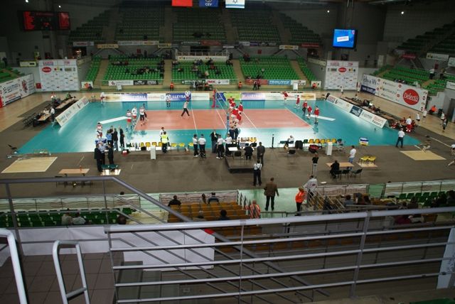 Uczniowie ZS Szubin na meczu Delekty Bydgoszcz