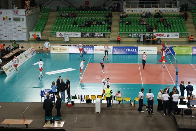 Uczniowie ZS Szubin na meczu Delekty Bydgoszcz