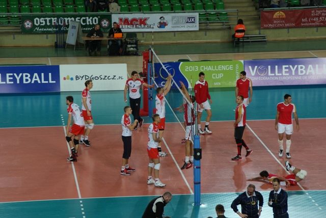 Uczniowie ZS Szubin na meczu Delekty Bydgoszcz