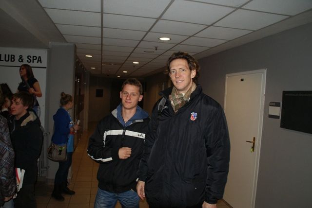 Uczniowie ZS Szubin na meczu Delekty Bydgoszcz