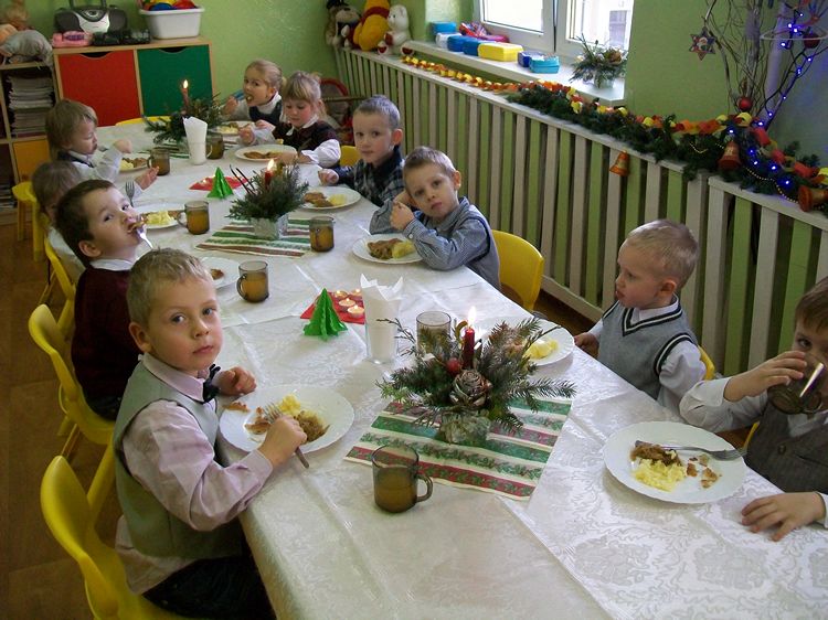 Wigilia w Samorządowym Przedszkolu nr 3 w Szubinie