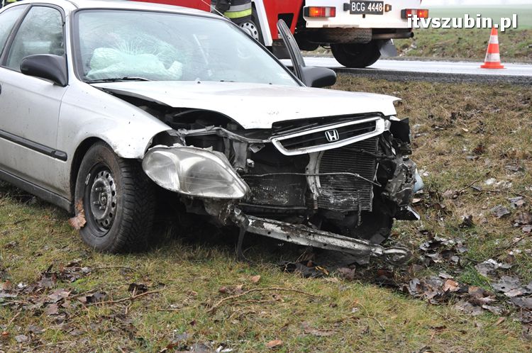 Zdarzenie drogowe na krajowej piątce