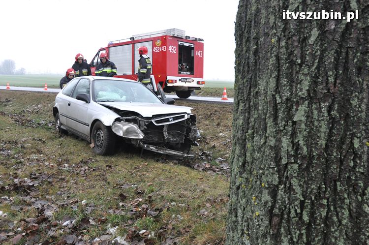 Zdarzenie drogowe na krajowej piątce
