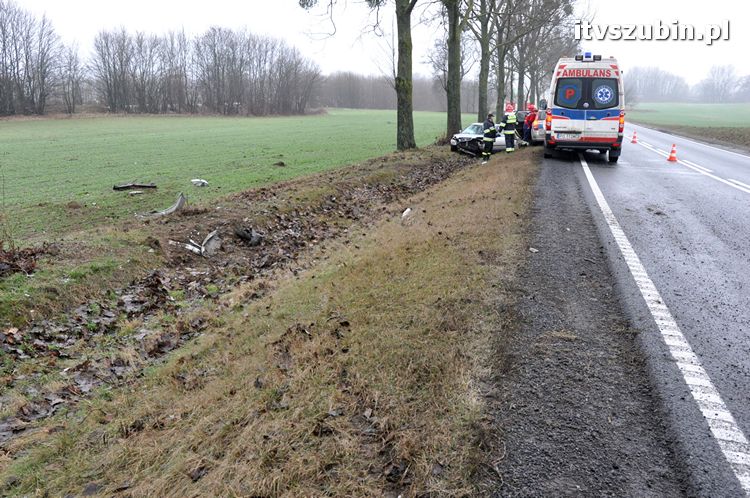 Zdarzenie drogowe na krajowej piątce