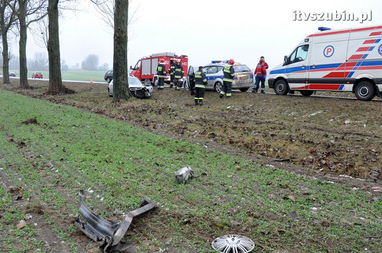 Zdarzenie drogowe na krajowej piątce
