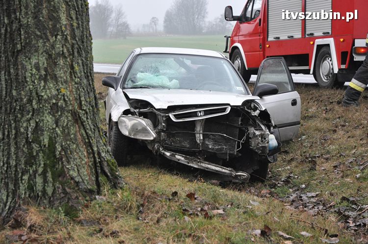 Zdarzenie drogowe na krajowej piątce