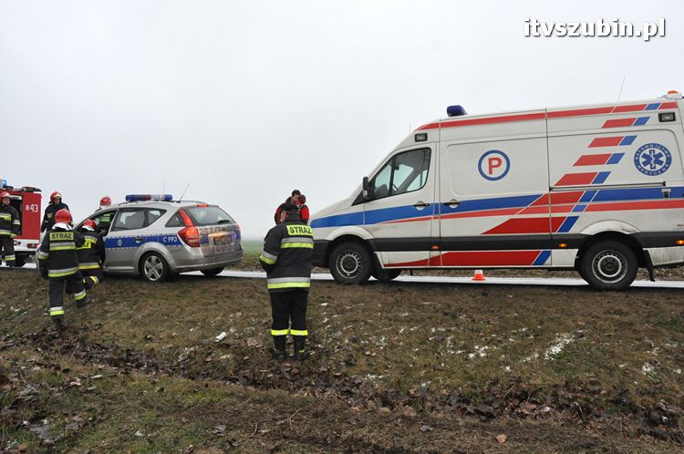 Zdarzenie drogowe na krajowej piątce
