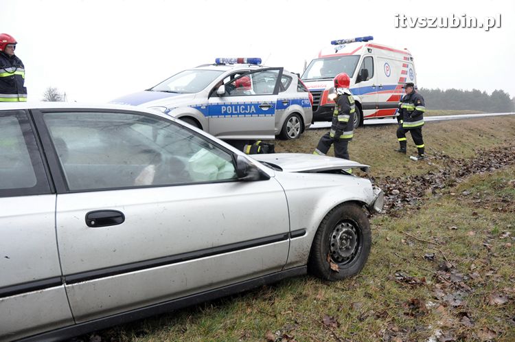 Zdarzenie drogowe na krajowej piątce