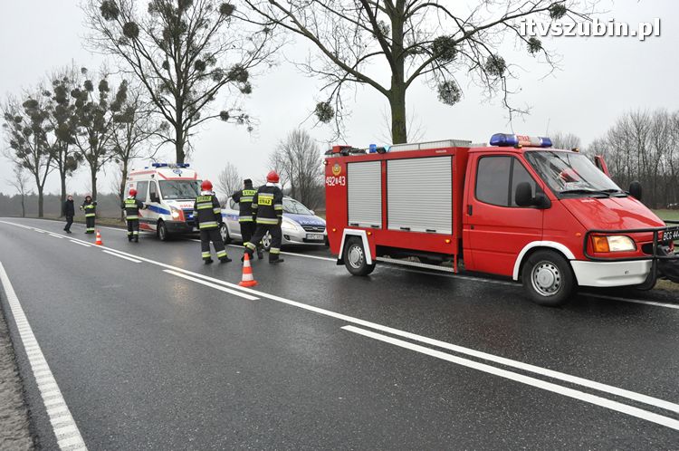 Zdarzenie drogowe na krajowej piątce