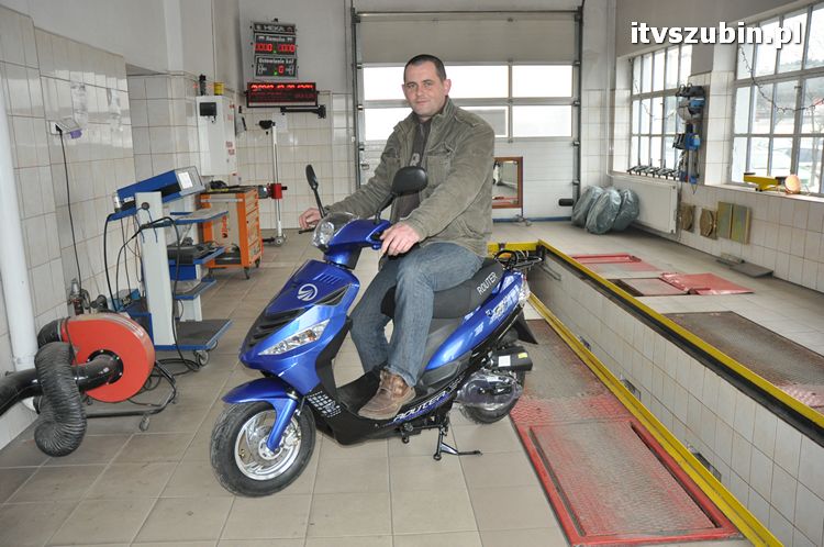 Skuter Router główna nagroda w zimowym konkursie SKP Autex pojedzie do Kowalewa