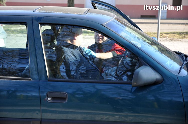 Zderzenie trzech samochodów osobowych na Kcyńskiej w Szubinie