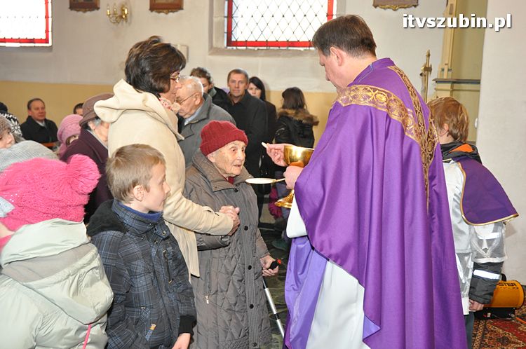 Uroczysta msza św. z okazji setnych urodzin Jadwigi Leppert