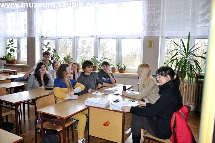 Spotkanie robocze z młodzieżą Gimnazjum nr 2 w ramach projektu Szubińskiego Towarzystwa Kulturalnego
