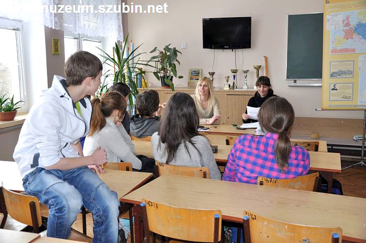 Spotkanie robocze z młodzieżą Gimnazjum nr 2 w ramach projektu Szubińskiego Towarzystwa Kulturalnego