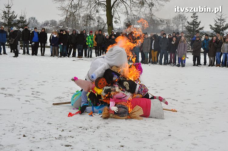 Pożegnanie zimy przez uczniów Gimnazjum nr 1 w Szubinie [FILM i FOTO]
