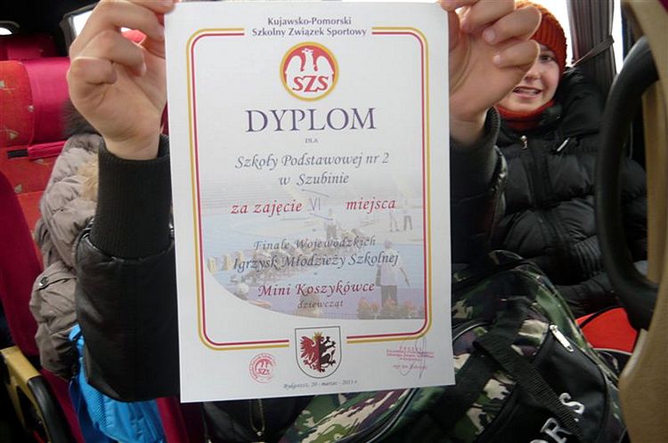 Ćwierćfinał wojewódzki w mini koszykówce dziewcząt - szubinianki szóste w województwie
