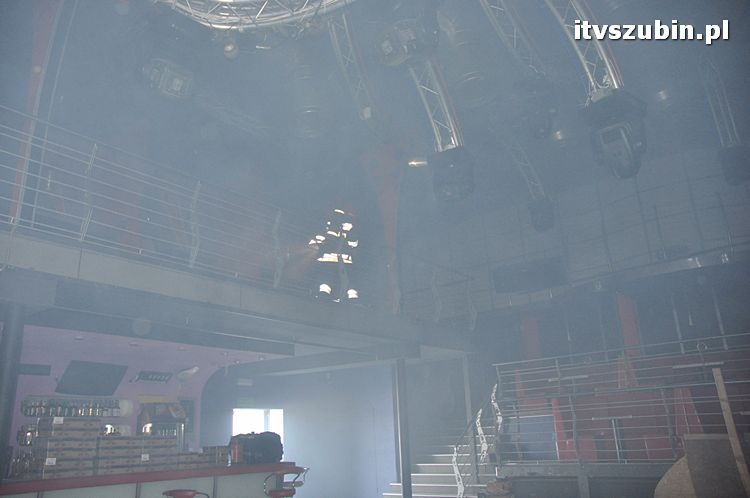 Symulowany pożar w Terminalu w Szubinie