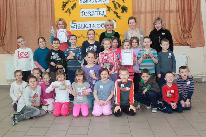 Szkolny Turniej Wielkanocny w Szkole Podstawowej w Kołaczkowie