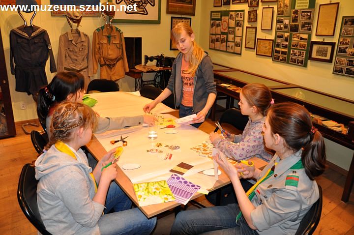 Harcerskie decoupage świąteczny