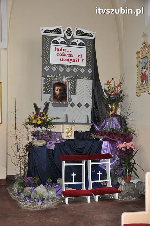 Święcenie pokarmów na stół wielkanocny w szubińskich kościołach
