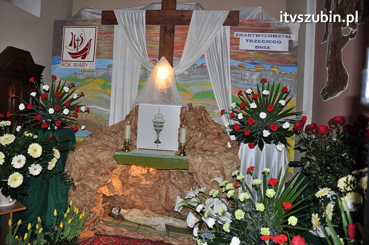 Święcenie pokarmów na stół wielkanocny w szubińskich kościołach