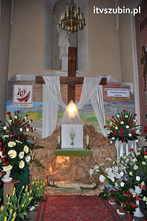 Święcenie pokarmów na stół wielkanocny w szubińskich kościołach