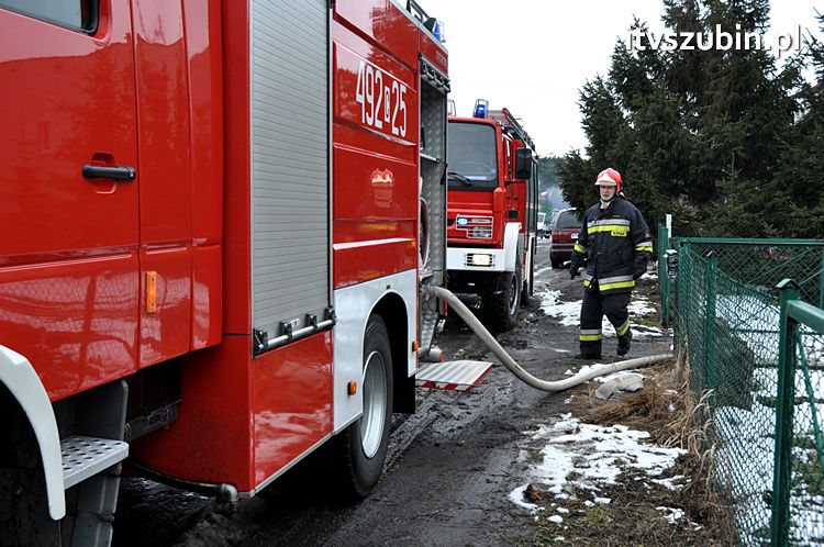 Silne zadymienie w domu jednorodzinnym w Szubinie