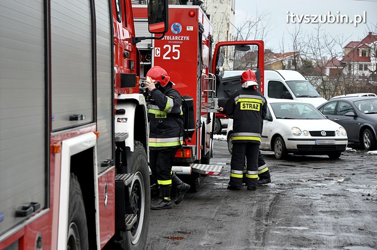 Silne zadymienie w domu jednorodzinnym w Szubinie