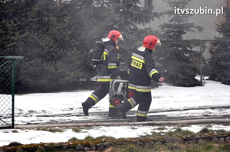 Silne zadymienie w domu jednorodzinnym w Szubinie