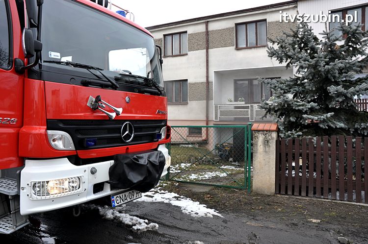 Silne zadymienie w domu jednorodzinnym w Szubinie