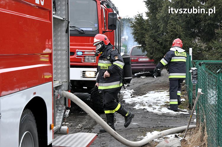 Silne zadymienie w domu jednorodzinnym w Szubinie