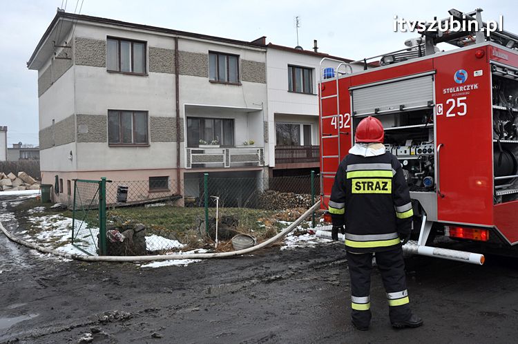 Silne zadymienie w domu jednorodzinnym w Szubinie