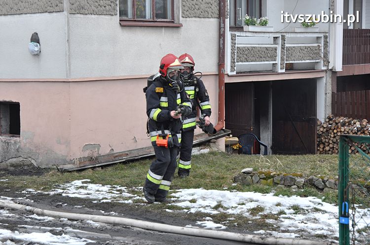 Silne zadymienie w domu jednorodzinnym w Szubinie