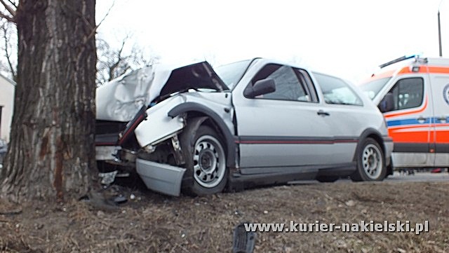 Wypadek na ul. Mickiewicza w Nakle nad Notecią.