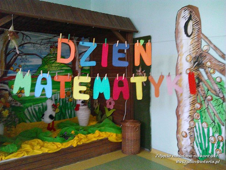 Dzień Matematyki w Samorządowym Przedszkolu nr 2 w Szubinie