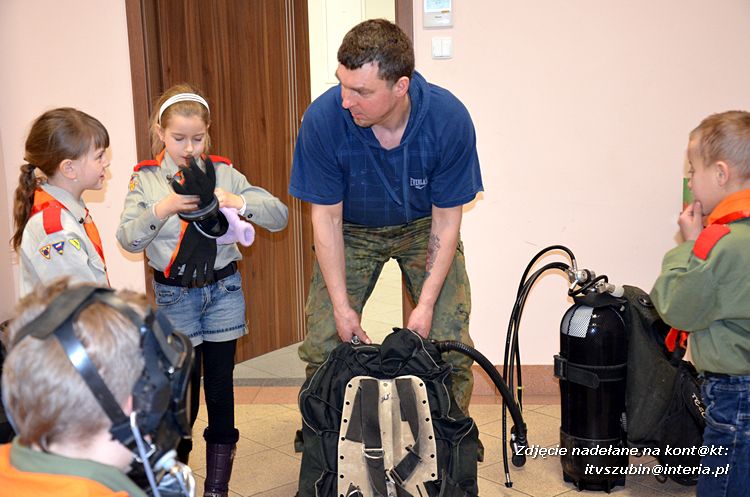 Spotkanie z płetwonurkiem